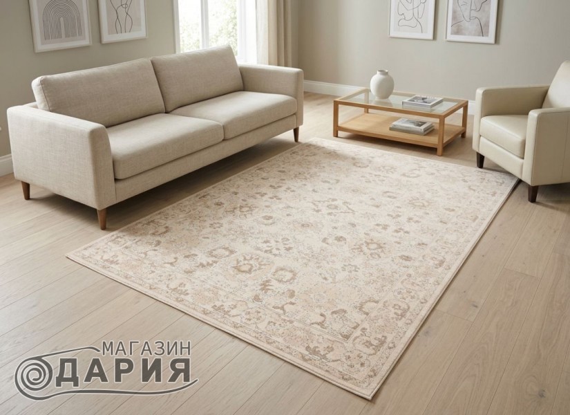 Тъкан килим KAVITA 702 cream/beige